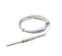 RISWEKFW 0-400 ℃ M8 K Type 1m 2m 3m 5m Longueur de sonde 50mm 150mm 100mm 200mm câble de Filetage capteur de température de Four à Thermocouple(1m M8 K,150mm)