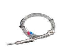 RISWEKFW Capteur de température de Thermocouple à Ressort de Compression K/E/PT100, sonde de contrôle 0-600 ℃, Mesure de Machine de Moulage par Injection(K 2M)