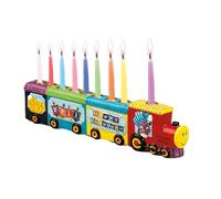 Rite Lite LTD Menorah en céramique, Multicolore, 11,5 x 1,25 x 2,75 cm