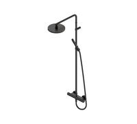 Ritmonio Diametro35 Cross | Diametro35 S Colonne de douche avec mitigeur thermostatique, douchette stick et douche de tête Ø 200 mm, 7ADN207C04,