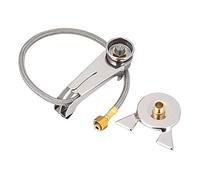 RiToEasysports Adaptateur de Réservoir de Gaz, Convertisseur de Brûleur | Adaptateur en Acier Inoxydable, Base, Raccord de Cylindre Long, pour Randonnée, Cuisine, Camping