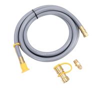 RiToEasysports Kit de Conversion Gaz Butane vers Gaz Naturel, 3/8 Pouce avec Raccord Rapide Flexible de 3 Mètres C3H8 pour Gril, Générateur, Chauffage de Terrasse