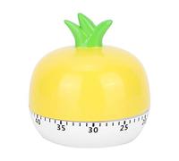 RiToEasysports Minuterie de Cuisine de Dessin animé, Outil D'alarme Mécanique Réglable de 0 à 55 Minutes pour la Cuisson, la Cuisson, L'étude, le Fitness, Jaune, Orange, Rouge, Blanc, 1 unité (YELLOW)