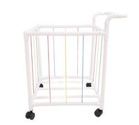 RiToEasysports Organisateur de Stockage de Jouets en Peluche, Support sur le Thème du Zoo ABS avec Cordons élastiques pour Salle de Jeux de Pépinière - Contient 33 Livres 19,7 Pouces étagère à Cube