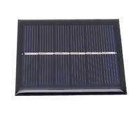 RiToEasysports Panneau Solaire Polycristallin 0,6W 3V pour Lampe de Jardin | Panneau de Charge Solaire, Conception Légère 17g, Courant de Travail 200mA, pour Lampadaire et Pompe à Eau, Petit Système