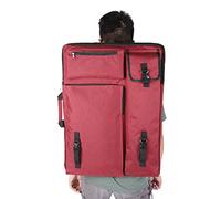 RiToEasysports Sac multifonction pour planche à dessin 4K - Pour outils de peinture, protection des mains épaisse et résistante à l'usure, grande poche de rangement pour croquis, bandoulière