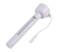 RiToEasysports Thermomètre de Piscine, Thermomètre Flottant, Plage 0-50C 30-120F, for Piscine (WHITE)