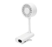 RiToEasysports Ventilateur de Serre avec Col de Cygne à 360°, Vitesse | Moteur silencieux pour chambre de bébé et bureau, autonomie de 3 heures, chargement , fixation mains libres pour poussette
