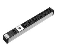 Rittal 7240201 Steckdosenleiste 48,3cm Rittal 9fach Kaltgerätedosen 10A