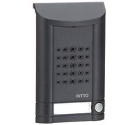 Ritto 1271941 Mini Vox Station de porte (1 bouton) Anthracite
