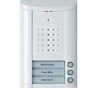 Ritto 1840370 Entravox Interphone 3 entrées Blanc