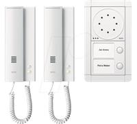 RITTO 1891270 - Kit d'interphones audio module portier, immeuble à 2 appartement