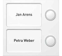 Ritto Module de touches portier 1875270 2 touches Blanc