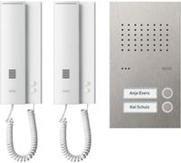 RITTO Portier en acier inoxydable 2WE RGE1818225 Acero Pur Audio blanc Kit complet RGE1818225 (RGE1818225)