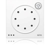 RITTO Portier Module d'interphone-portier 1876070 ** blanc avec touche lumineuse