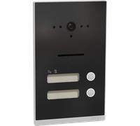 RITTO RGE2015230 - Interphone vidéo pour maison à deux appartements, encastré, anth