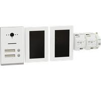 RITTO RGE2094270 - Interphone vidéo pour maison à deux appartements, encastré, blan