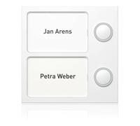 Ritto Module de touches portier 1875270 2 touches Blanc