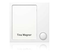 Ritto Ritto Portier Module de bouton blanc 1 touche, 95x95x33mm 1875170 Quantité:1