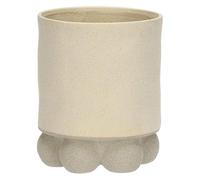 RITUALI DOMESTICI - Cachepot L Inéquilibre en céramique, 18,3 x 18,3 cm, Profondeur 22,7 cm, Collection Inequilibbrio
