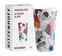 Ritzenhoff 3741002 Tasse à café XL 500 ml - série Genussklasse N° 2 - Tasse en porcelaine, chic urbain - pièce de designer