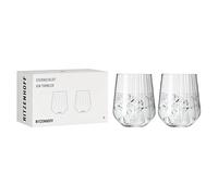 Ritzenhoff 3771001 Tumbler à gin 700 ml - série Sternschliff n° 2-2 pièces avec ligne en relief - Made in Germany
