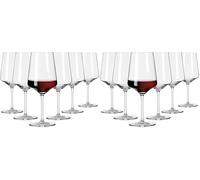 RITZENHOFF 6301001 Verre à vin rouge 500 ml - série Lichtweiss - 6 pièces en coffret cadeau - stylé-moderne - Made in Germany (Lot de 2)