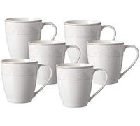 Ritzenhoff & Breker Isabella Lot de 6 tasses à café en porcelaine 350 ml