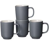Ritzenhoff & Breker Jasper Lot de 4 tasses à café Gris