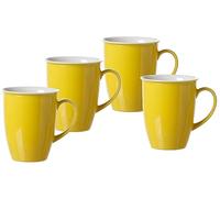 Ritzenhoff & Breker Lot de 4 tasses à café Doppio, jaune