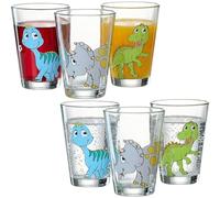 Ritzenhoff & Breker Lot de 6 verres pour enfants - 200 ml - Motif dinosaures - Passe au lave-vaisselle