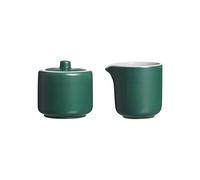 Ritzenhoff & Breker Set à lait et sucre Jasper, vert, pot à lait et sucrier en céramique, extérieur avec glaçure mate et toucher doux