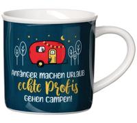 Ritzenhoff & Breker Tasse à café de camping - Les vrais professionnels vont au camping, 360 ml
