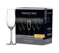 Ritzenhoff Et Breker Vio Flûtes À Champagne Ensemble 210 Ml 6 Pièces