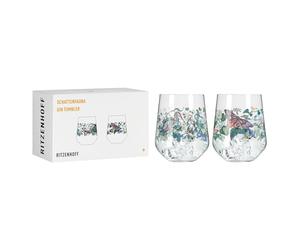 RITZENHOFF Lot de 2 verres à gin - 700 ml - Fabriqué en Allemagne | Réf. 3701004, Série Faune ombre, 2 verres à gin 700 ml, en cristal, lave-vaisselle