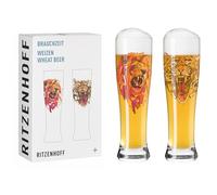 RITZENHOFF Verre à bière - Fabriqué en Allemagne | Réf. 3481011, Série Brauchzeit, 1 verre à bière 500 ml, en cristal, lave-vaisselle