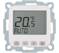 Ritzer Thermostat d'intérieur numérique pour Busch-Jaeger Reflex SI, SI Linear et Duro 2000 pour chauffage au sol, actionneurs 230 V, blanc alpin, Busch Jäger, bj, thermostat (sans minuterie)