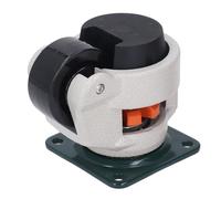 Riuulity à Tige Réglable de Nivellement Robuste | Roues en nylon de 62 mm, installation polyvalente, pour meubles et équipements, usage industriel, solides et durables