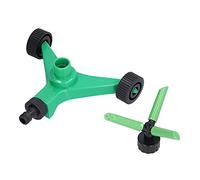 Riuulity Arroseur de Pelouse Rotatif Automatique à 360 Degrés, Arroseur D'irrigation de Jardin, 4 Sorties d'angle, Couverture de 50 Pieds, Système D'impulsion D'économie d'eau, Filetage
