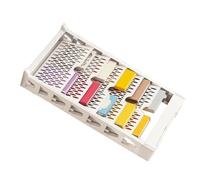 Riuulity Bibliothèque Multifonctionnelle élégante, étagère de Rangement de Livres Multicouches pour Utilisation sur Le Bureau, Construction en Plastique Durable (Bibliothèque à Cinq Niveaux Blanche)