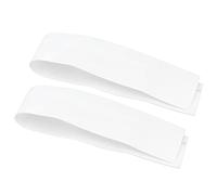 Riuulity Bouchon D'écart en Silicone, Fournitures de Cuisine, Bande de Table de Cuisson Résistante à la Chaleur pour Comptoir, 2 Pièces, 53x5,6x1cm (Blanc 21 pouces)