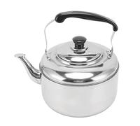 Riuulity Bouilloire à thé Antirouille de Grande capacité en Acier Inoxydable, Bouilloire Sifflante à Prise Confortable pour Cuisinière à Gaz pour Toute la Famille, Cuisinière à Induction