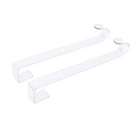 Riuulity Cintre de Couronne Transparent de 12 Pouces Au-dessus de la Porte, Crochet de Guirlande Fin pour Décoration de Vacances avec Matériau PP Robuste, Installation Facile sans Outils