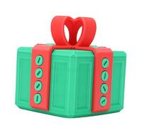 Riuulity Coffret Cadeau Ennuyeux avec Vis Imbriquées, Boîte de Puzzle Imprimée en 3D, Cadeau Surprise pour Anniversaire, Vacances (Rouge, Vert)