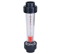 Riuulity Débitmètre de Liquide de Type Tube de Précision avec Panneau Transparent pour une Lecture Facile, adapté à la des Liquides, Plastique ABS, 1-10 M³/H