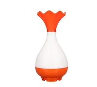 Riuulity Diffuseur D'huile Essentielle D'humidificateur de Diffuseur de Voiture alimenté par USB de 95 ML pour Le Fonctionnement Portatif et Silencieux de Bureau de Chambre à Coucher (Orange)