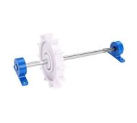 Riuulity Ensemble d'arbre D'entraînement de Turbine de Nettoyeur de Piscine Robuste et Roulements Conçus pour 180 280, Entretien Efficace, 1 Kit
