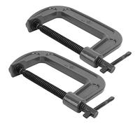 Riuulity G-Type Clamp, Acier Résistant à L'Usure, Ouverture Maximale de | Résistance industrielle, Poignée ergonomique, Vis mère de haute précision, Durable pour les tâches de menuiserie, Fonction