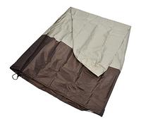 Riuulity Housse de Fontaine pour l'hiver, Tissu Oxford Enduit d'argent 210D, Housse de Protection Imperméable pour Statue avec Attache Inférieure pour Décoration de Jardin, Fontaine (Beige avec