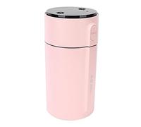 Riuulity Humidificateur D'air Rose avec Double Buse et Contrôle Gestuel Intelligent pour Usage Domestique, alimenté par USB, 800 Ml